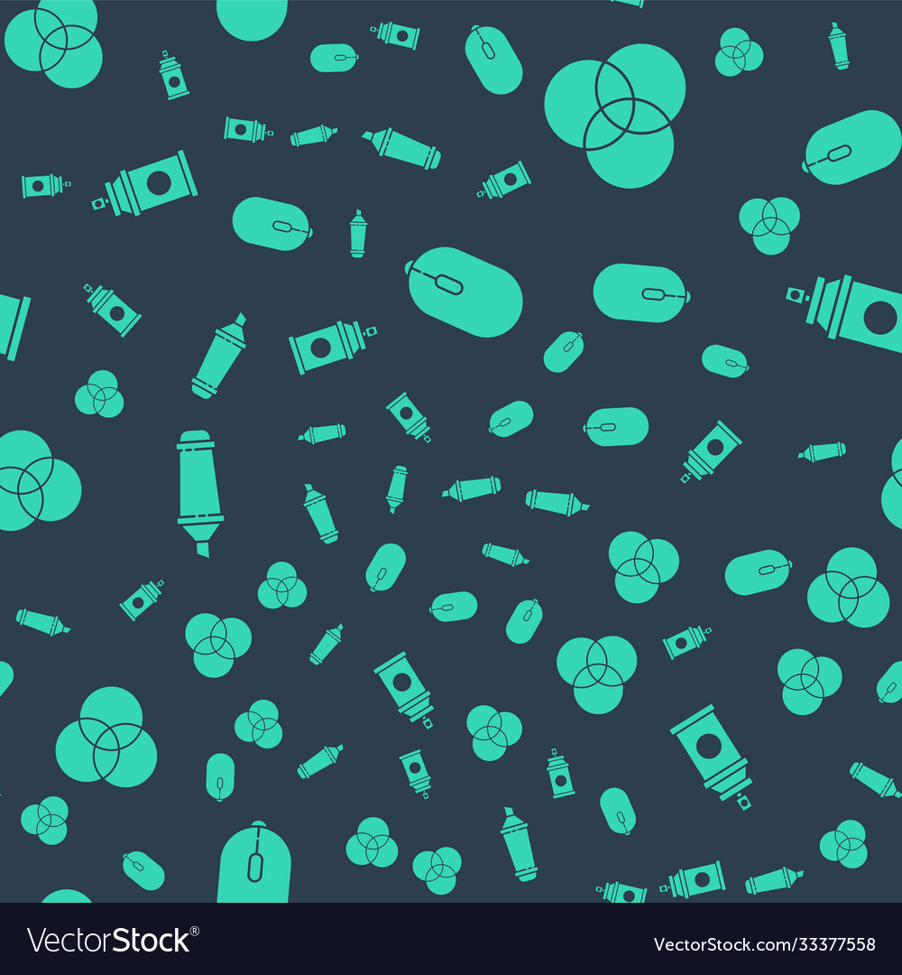 Set computer mouse rgb and cmyk color mixing vector image Set computer mouse rgb and cmyk color mixing
