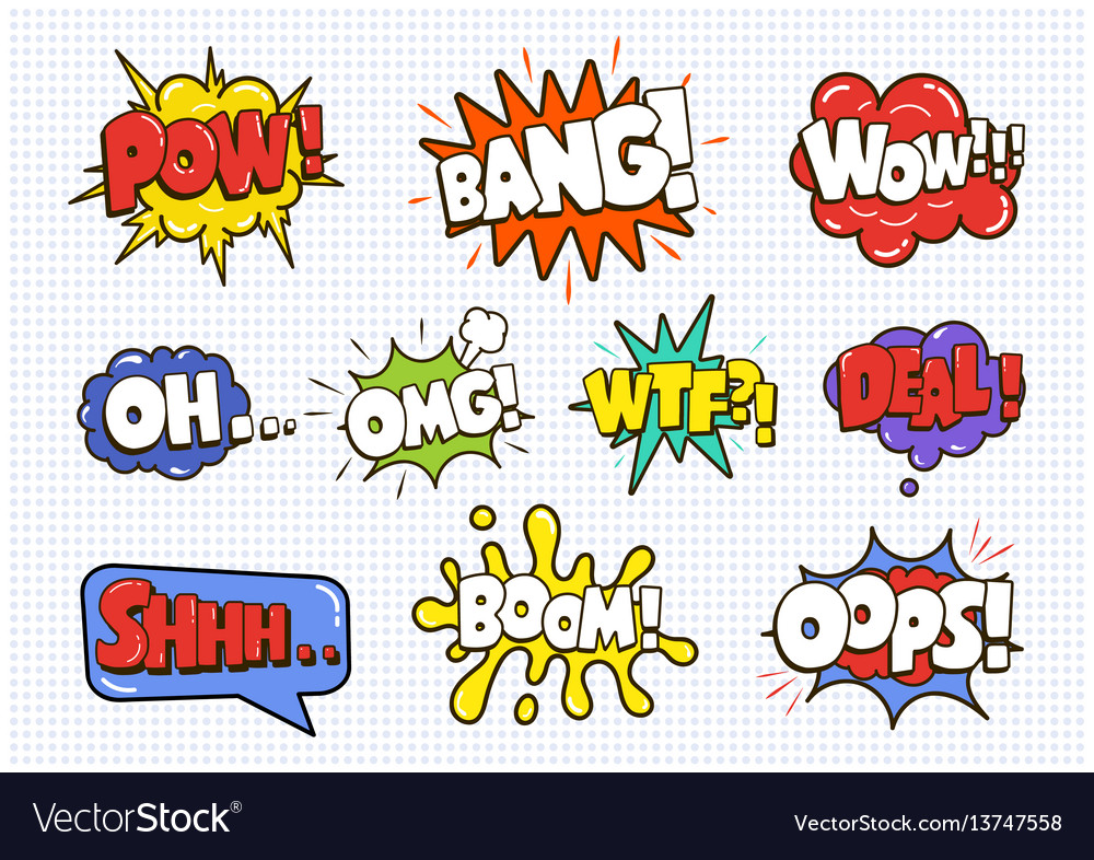 Speech Bubbles - Comic Effect Set