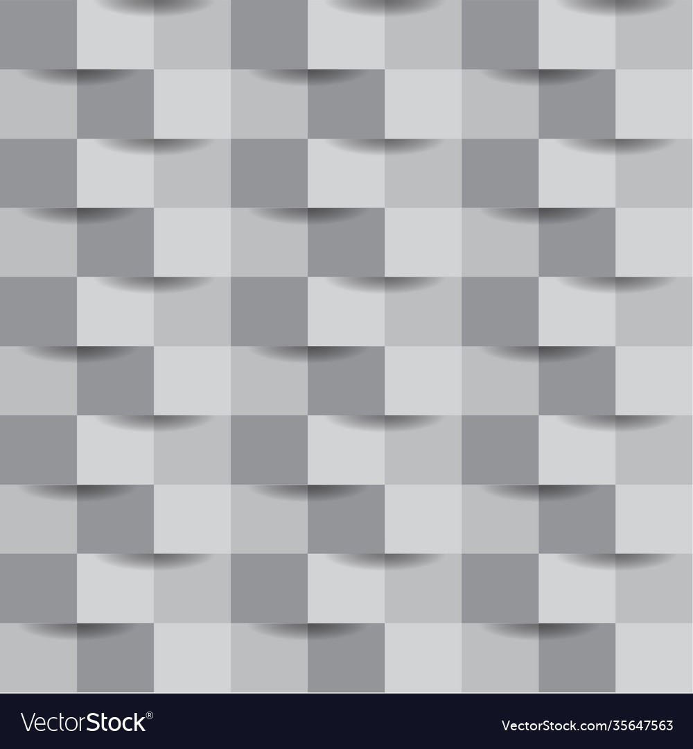 Abstract grey block geometric seamless pattern Vector Image Abstract grey block geometric seamless pattern