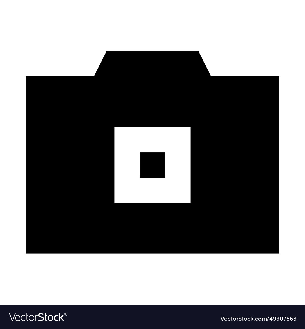 Camera icon suitable for website ui design vector image Camera icon suitable for website ui design