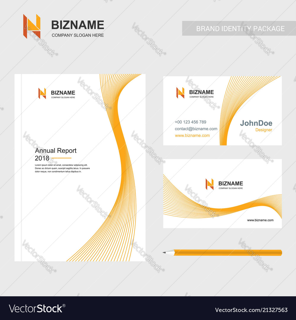 Company brochure with creative design