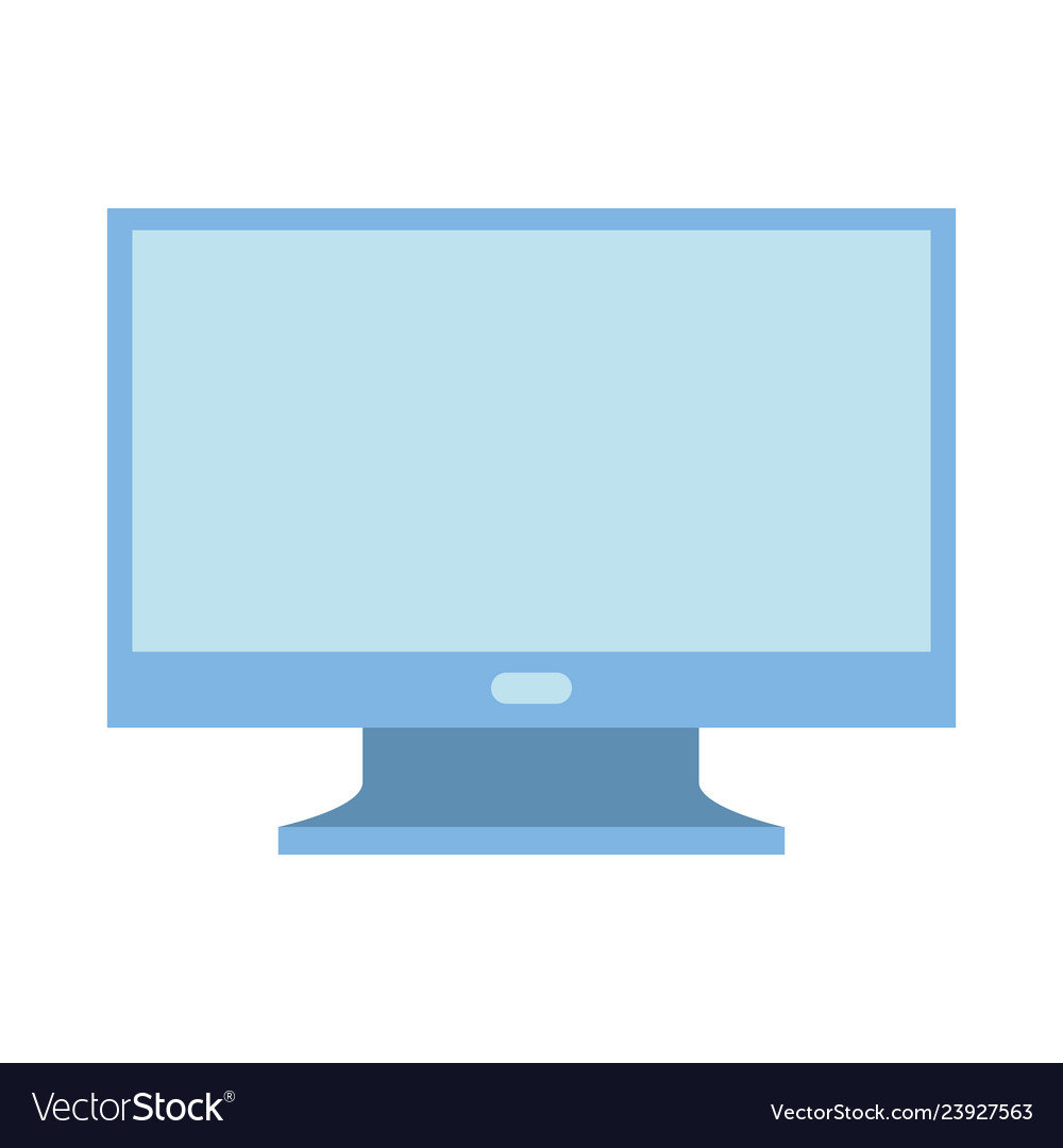 Computer monitor technology isolated image