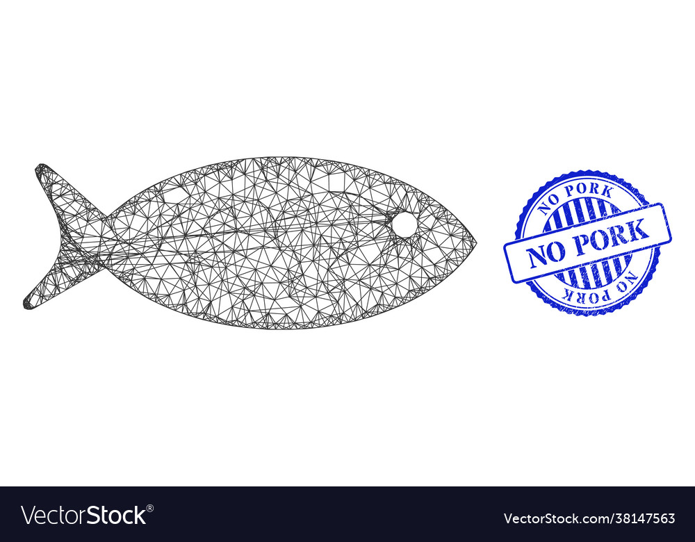 Distress no pork seal and network fish web mesh