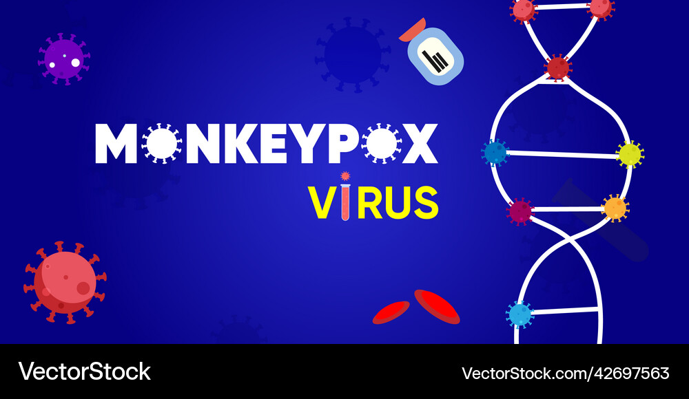 Monkey pox Royalty Free Vector Image - VectorStock