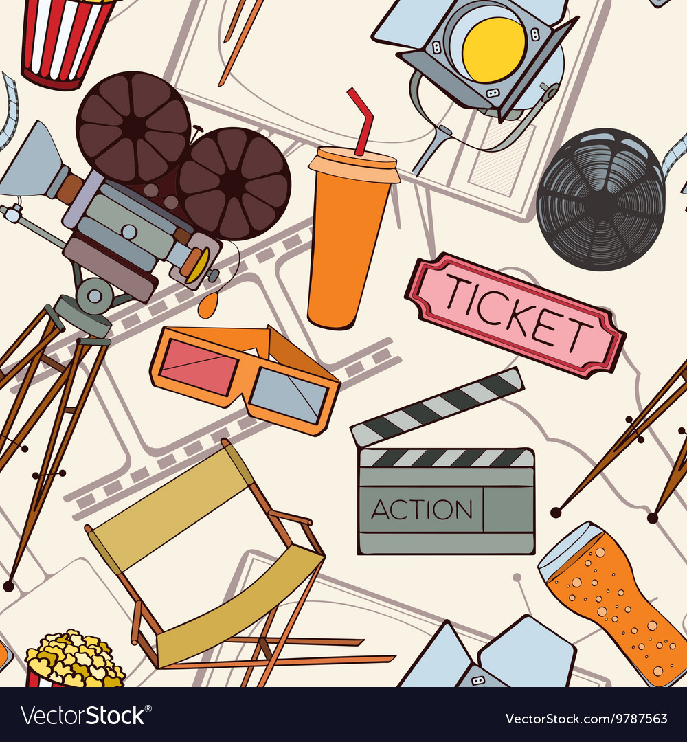 Retro Cinema Pattern