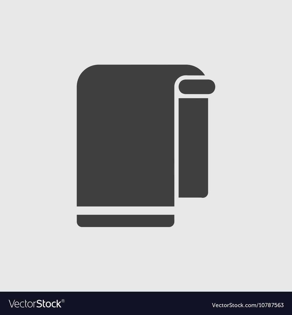 Towel icon Royalty Free Vector Image VectorStock