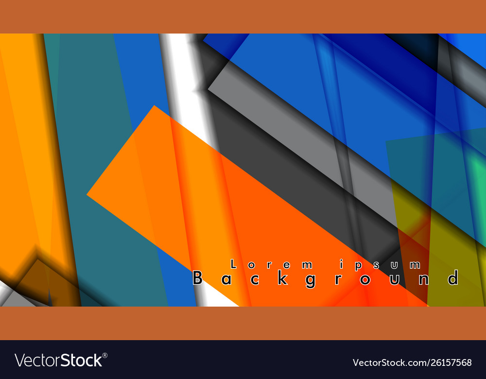 Abstract background design with colorful patterns Vector Image Abstract background design with colorful patterns