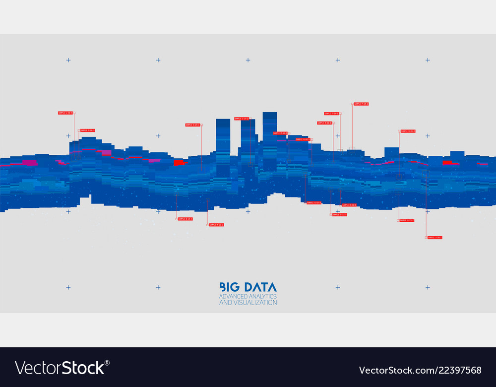 Abstract Binary Data Wave