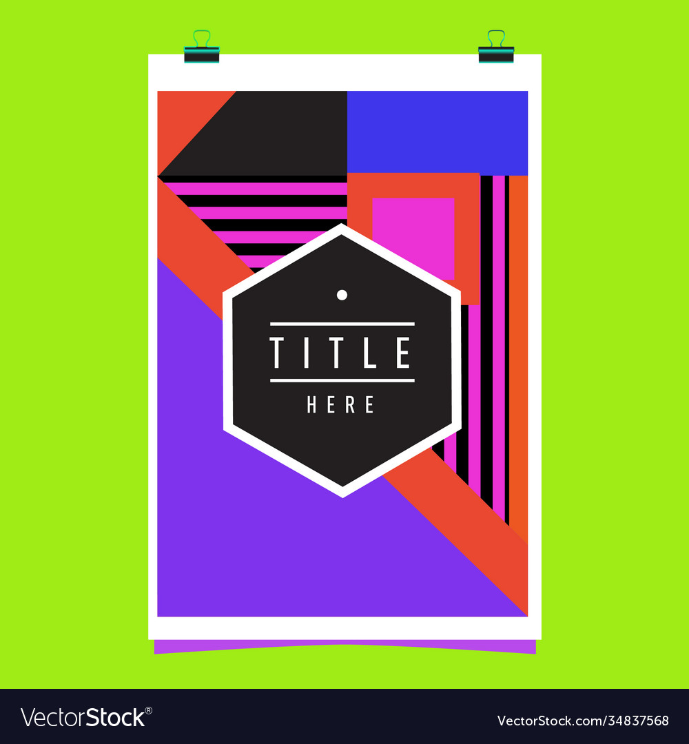 Abstract colorful geometric pattern background