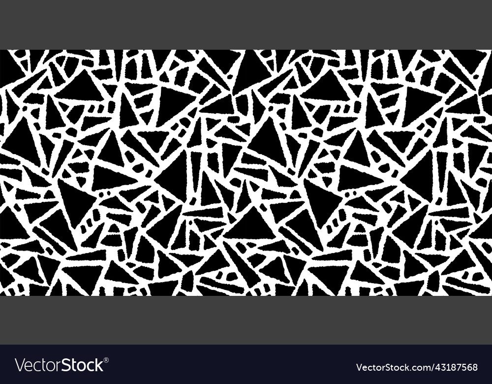 Abstract fabric triangles seamless pattern