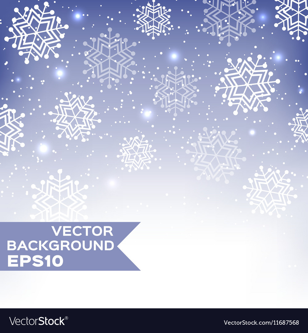 Background with snowflakes