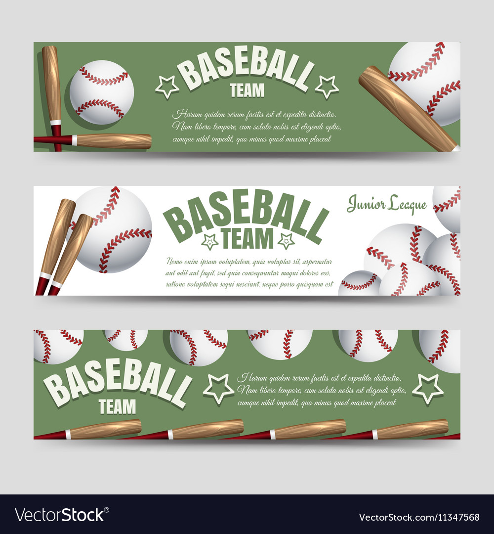 baseball banner vector photoshop download