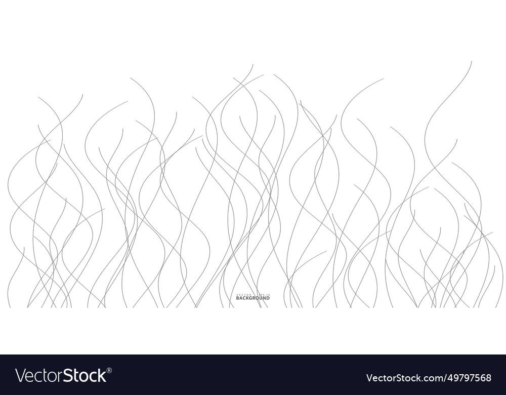 Hand drawn lines abstract pattern wave simple vector image Hand drawn lines abstract pattern wave simple