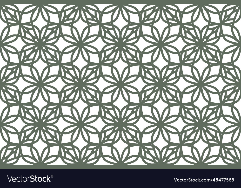 Seamless abstract geometric shape pattern