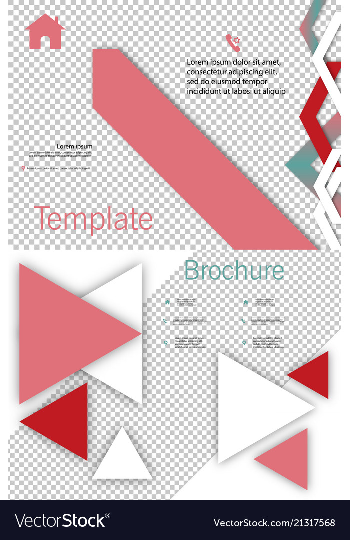 Set of cover design template annual report