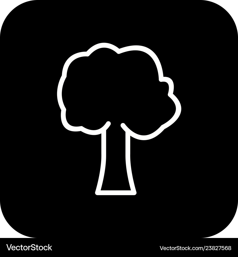 Tree icon Royalty Free Vector Image - VectorStock