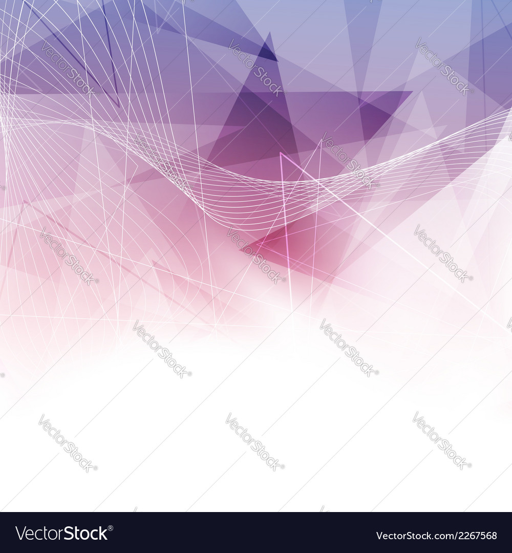 Triangular abstract background design template
