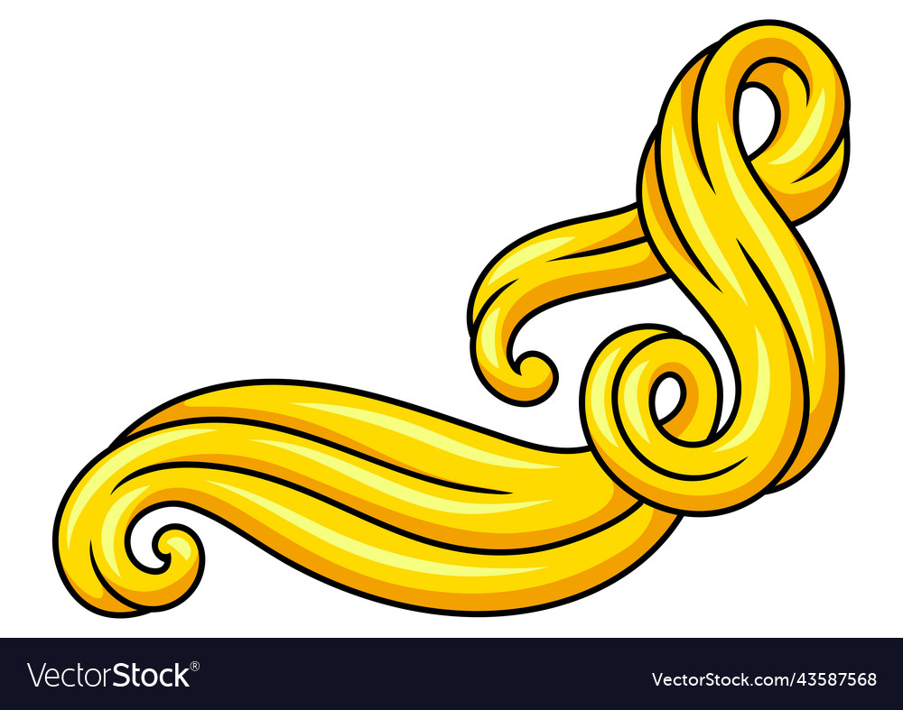 Wave line curl color striped texture vector image Wave line curl color striped texture