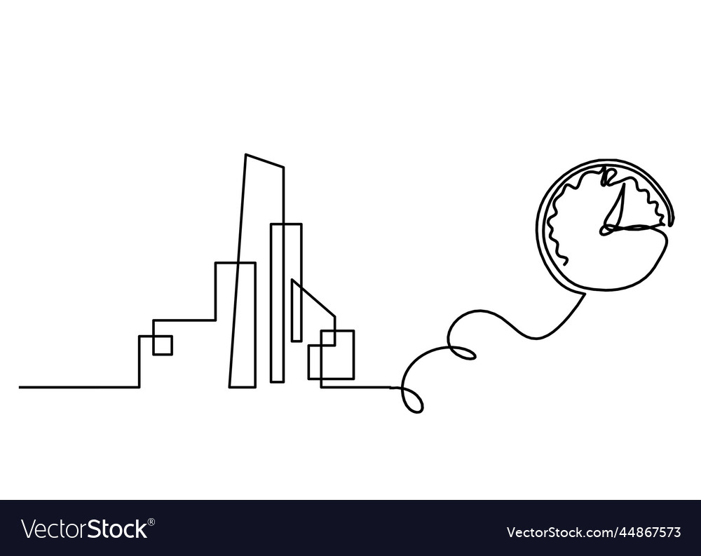 Abstract architecture with clock as continuous