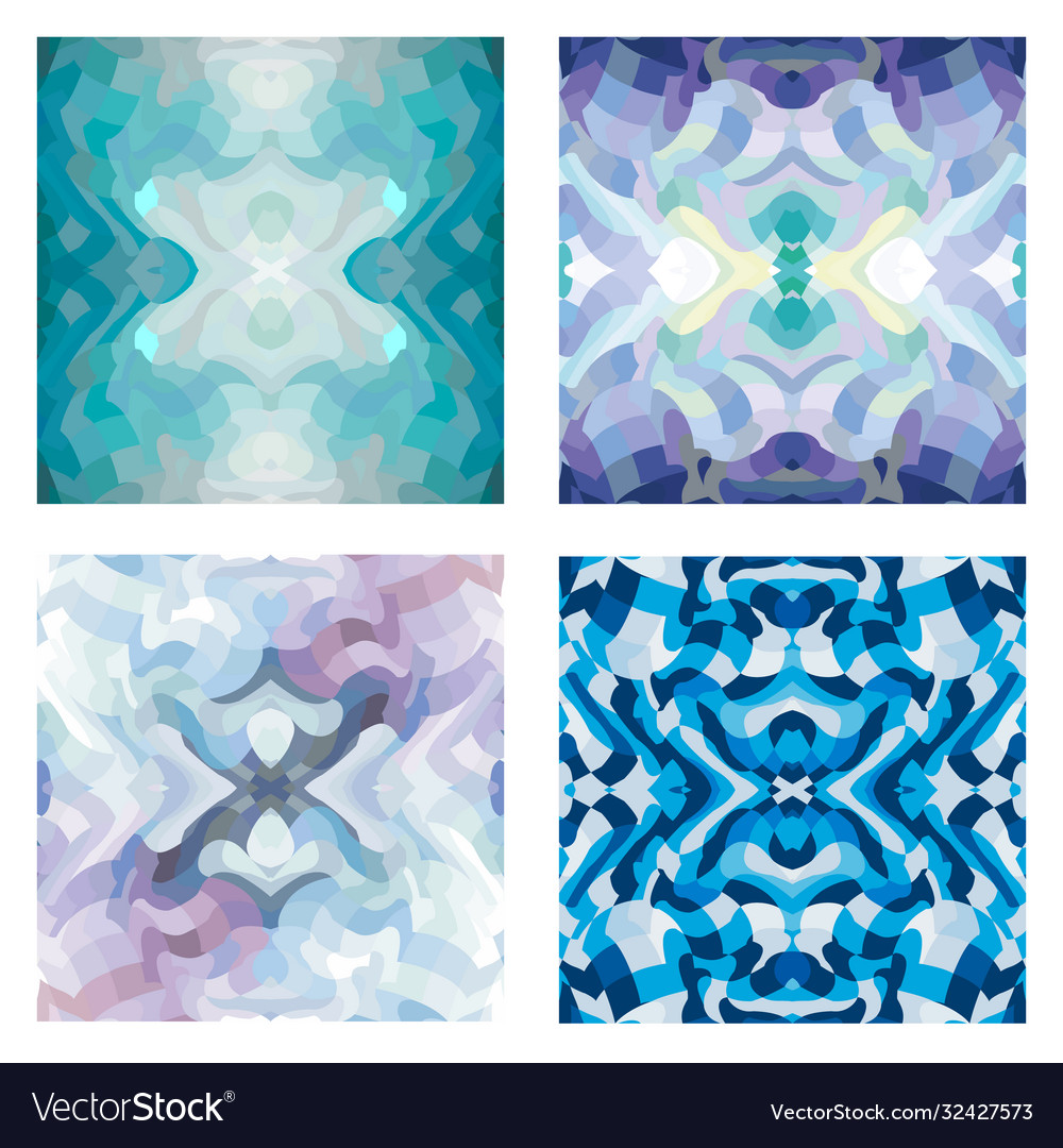 Abstract patch patterns set