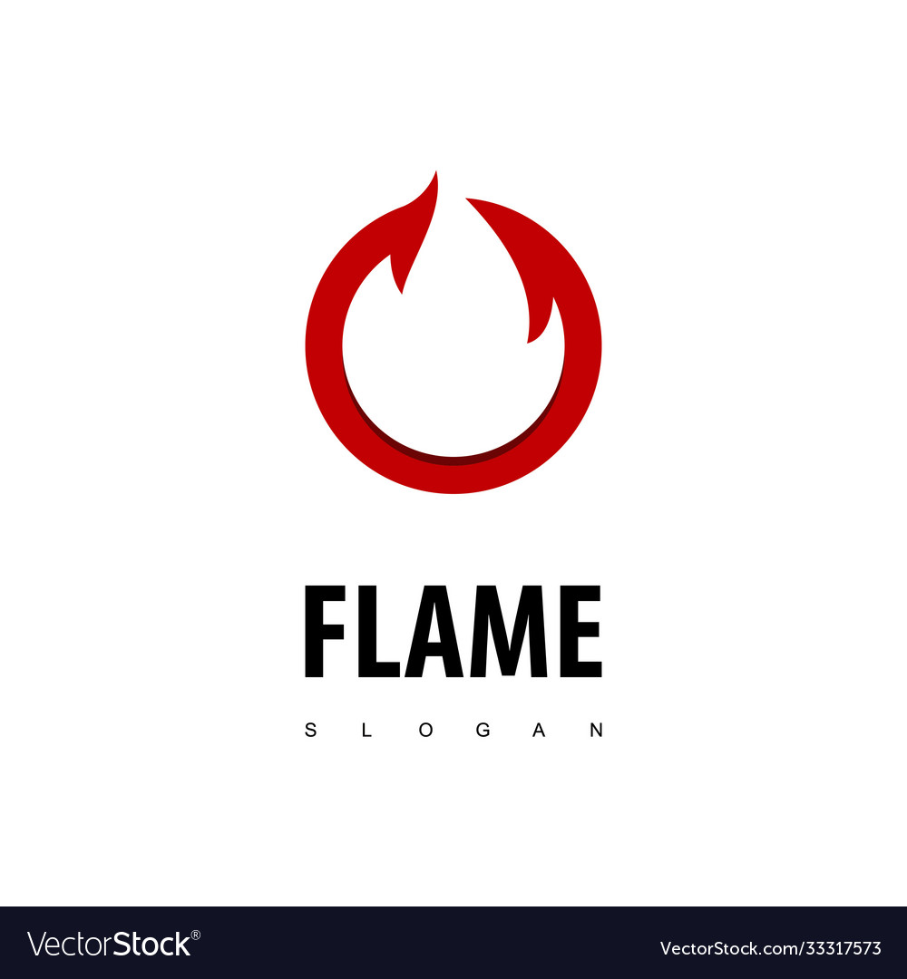 Circle flame logo