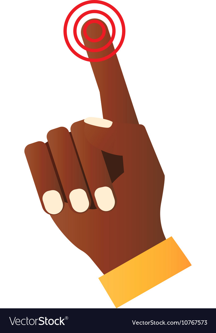 Hands push buttons