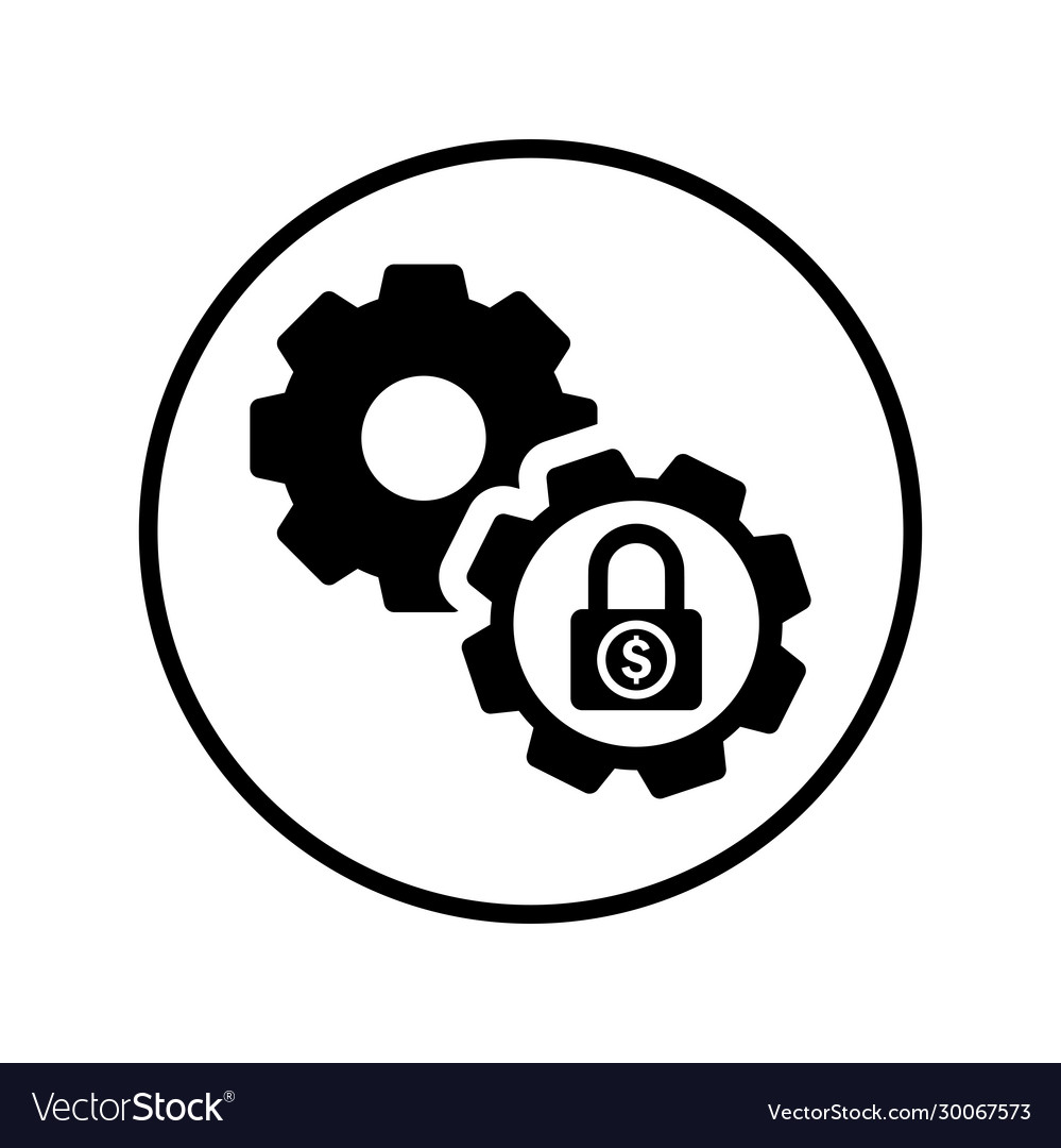 Lock security setting icon