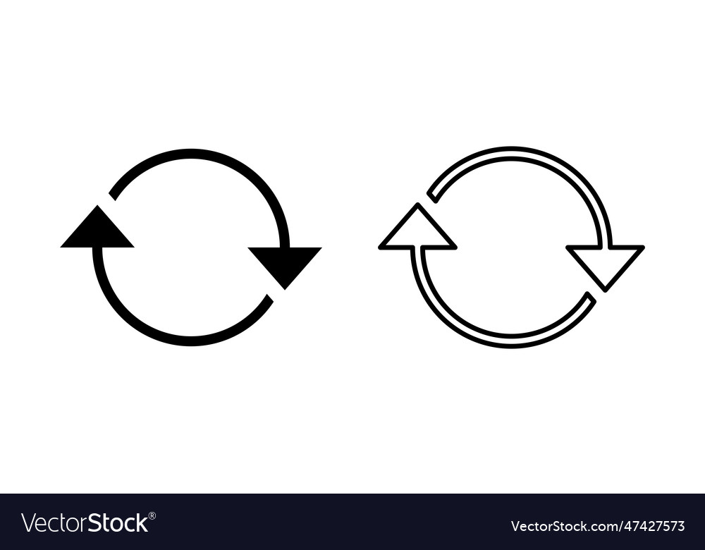 Refresh icon set reload update