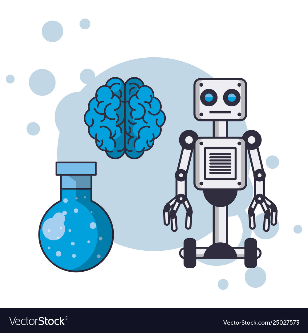 Robot and artificial intelligence brain