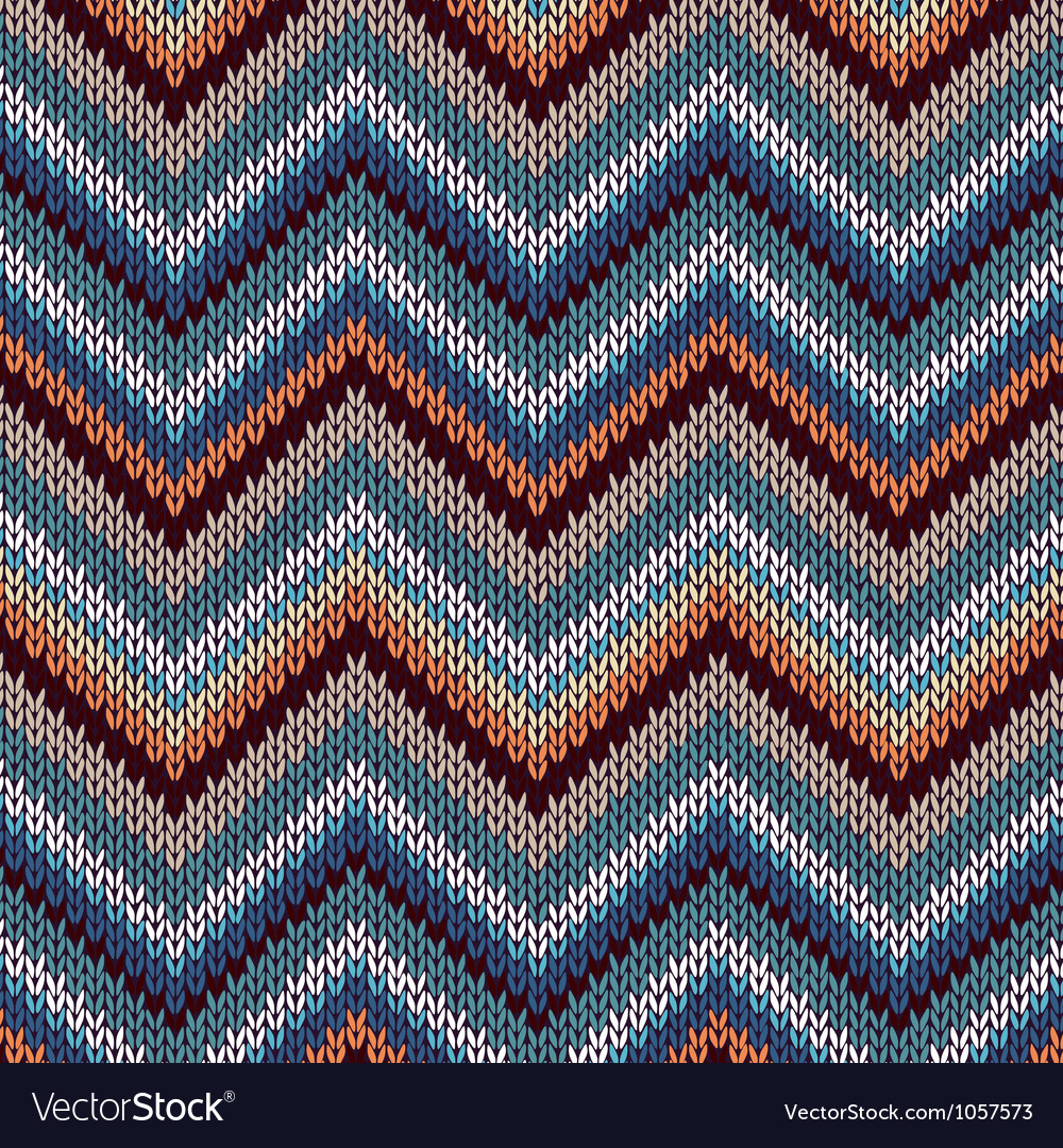 Seamless Knitted Fabric Pattern