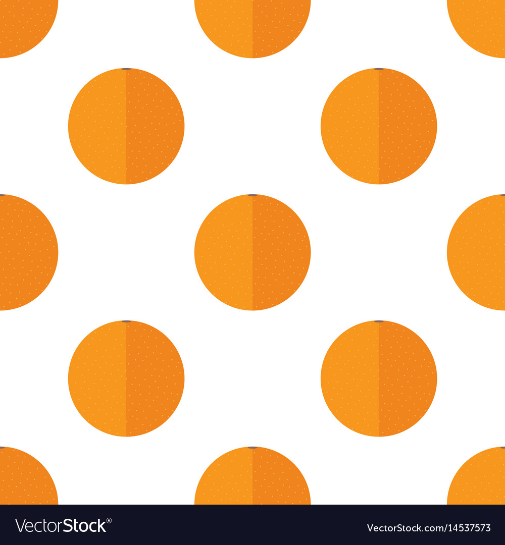 Seamless pattern with oranges