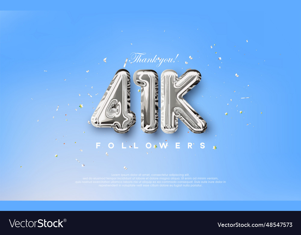 Thank you for the 41k followers with silver