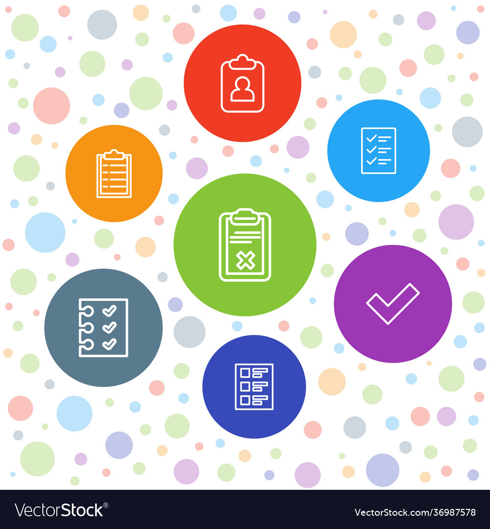 Checkbox icons Vector Image Checkbox icons