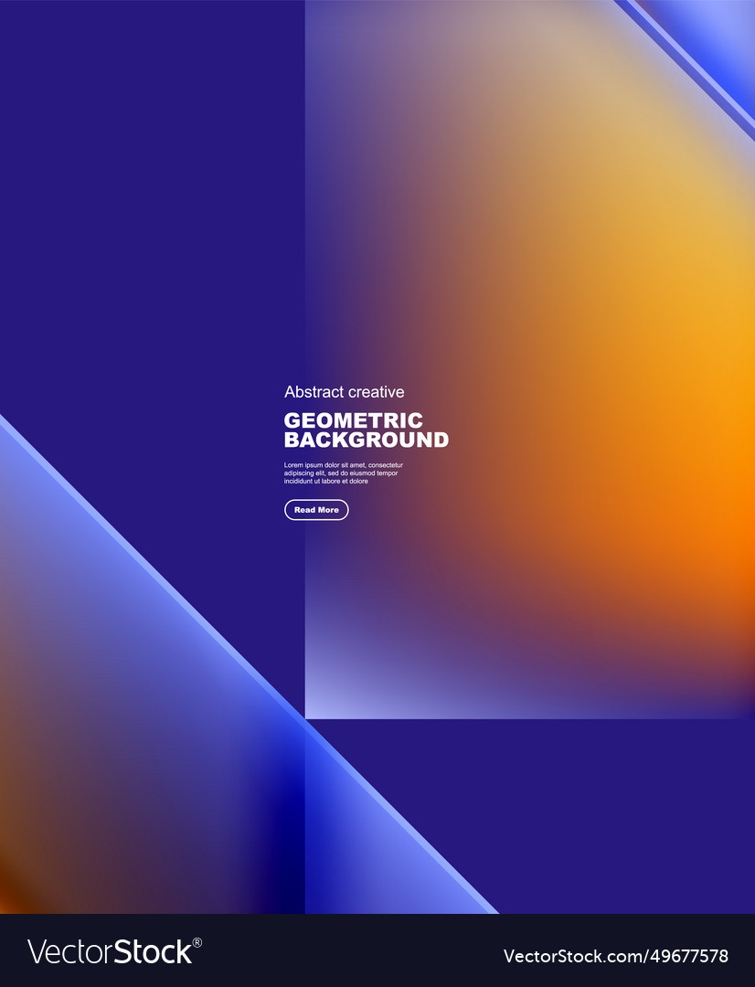 Gradient triangles abstract background