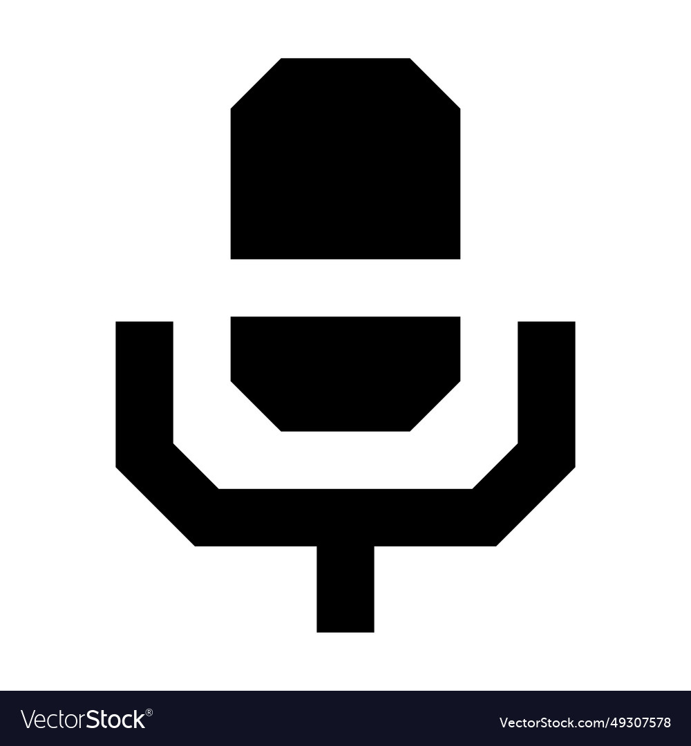 Microphone icon suitable for website ui design