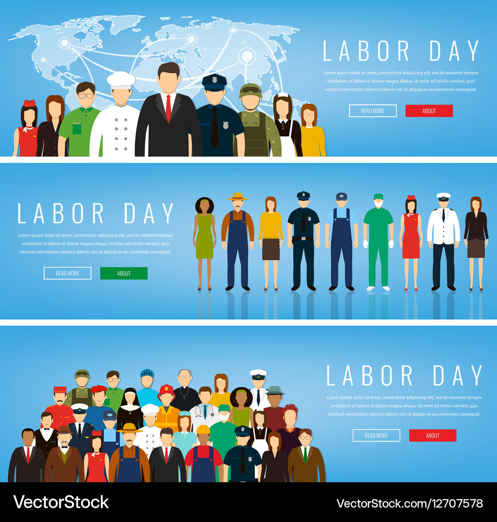 People of different occupations professions set Vector Image
