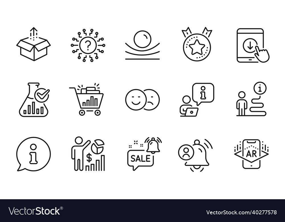 Technology icons set included icon as scroll down vector image Technology icons set included icon as scroll down