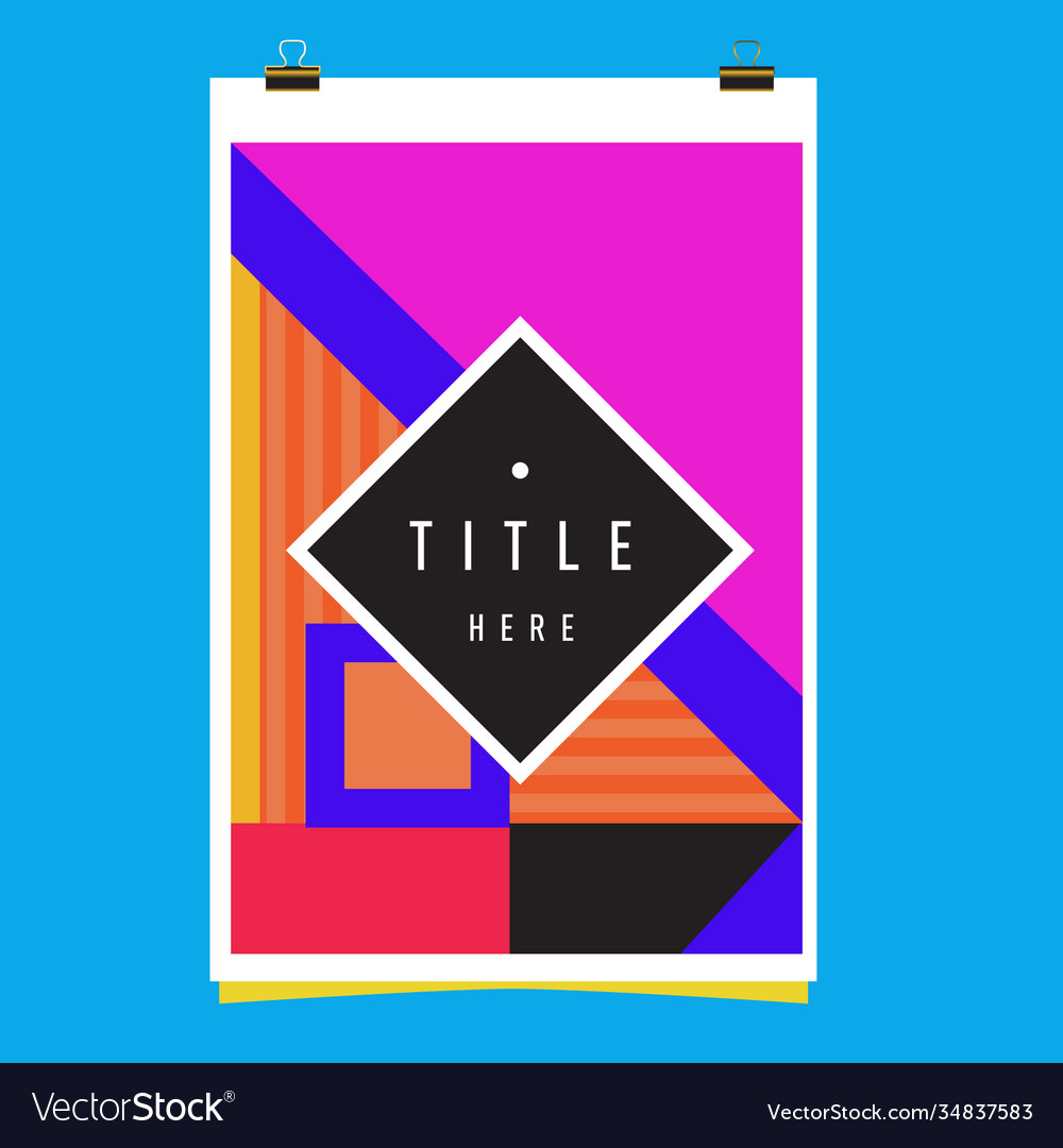 Abstract colorful geometric pattern background Vector Image Abstract colorful geometric pattern background