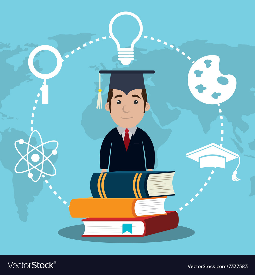 Education and learning Royalty Free Vector Image