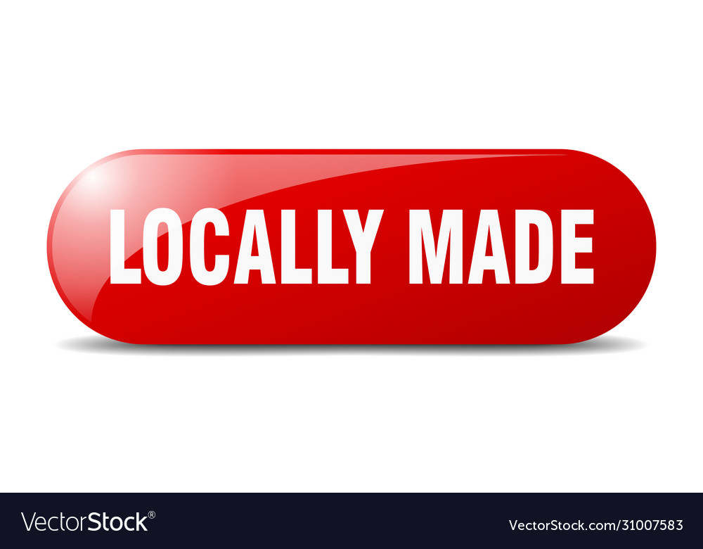 Locally made button sign key push