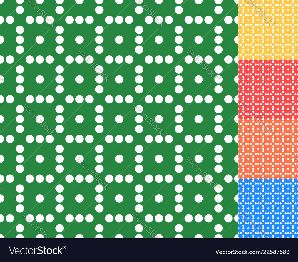 Seamlessly repeatable dotted polka dot pattern Vector Image Seamlessly repeatable dotted polka dot pattern