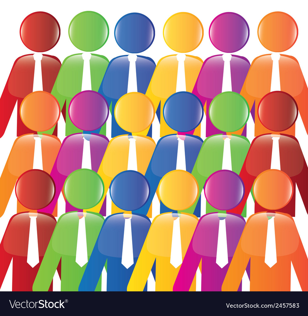 Team work design over white background Royalty Free Vector