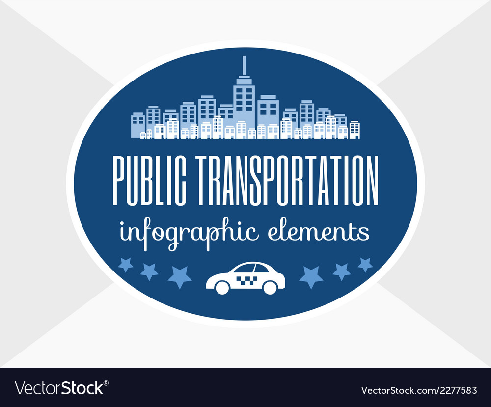 Transportation infographic elements