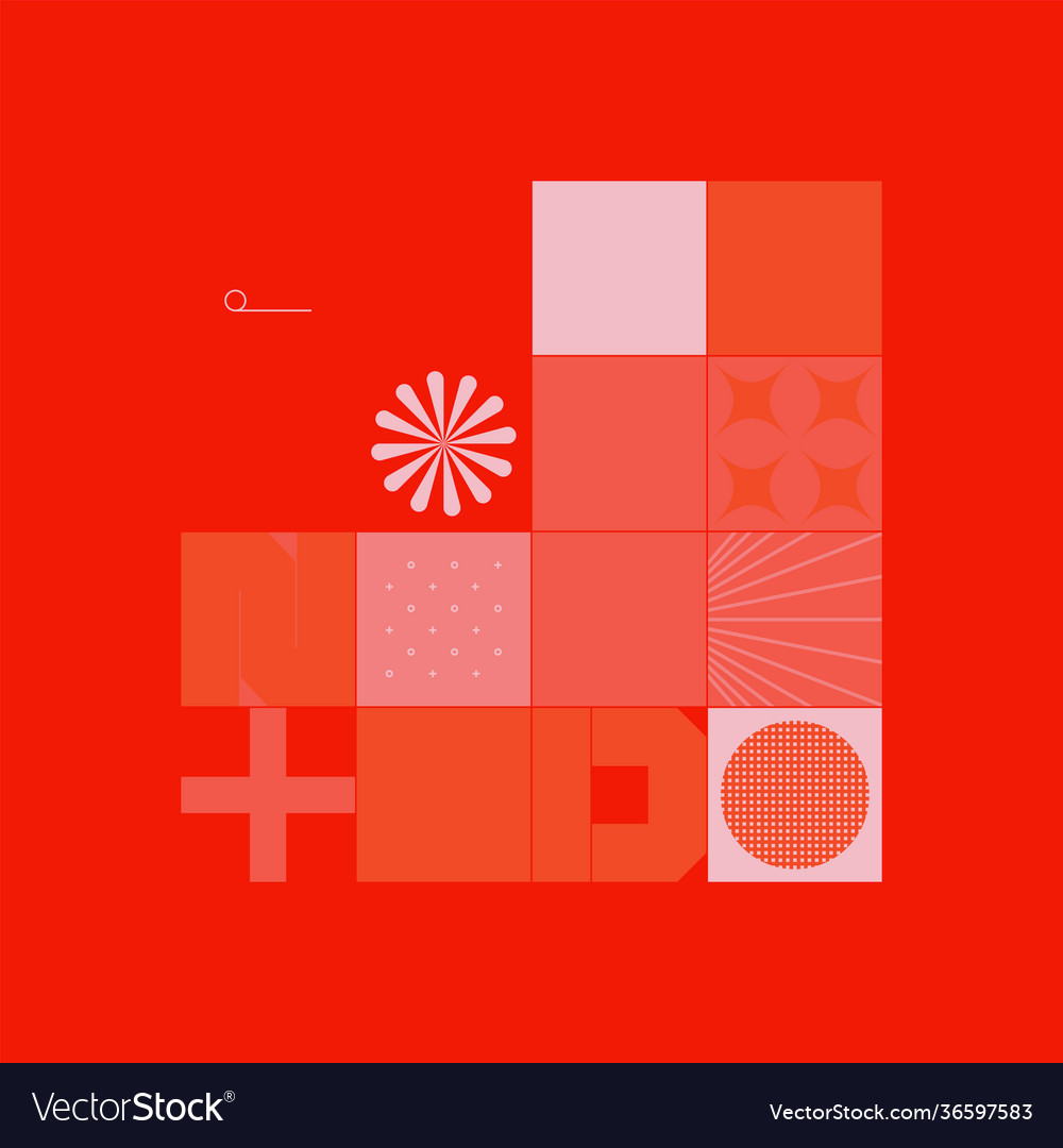 Warm colored circular pattern design
