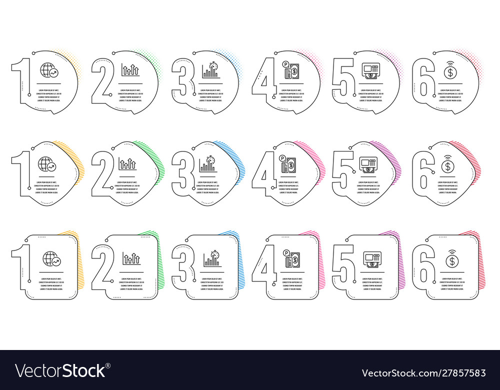 World statistics report timer and upper arrows vector image World statistics report timer and upper arrows