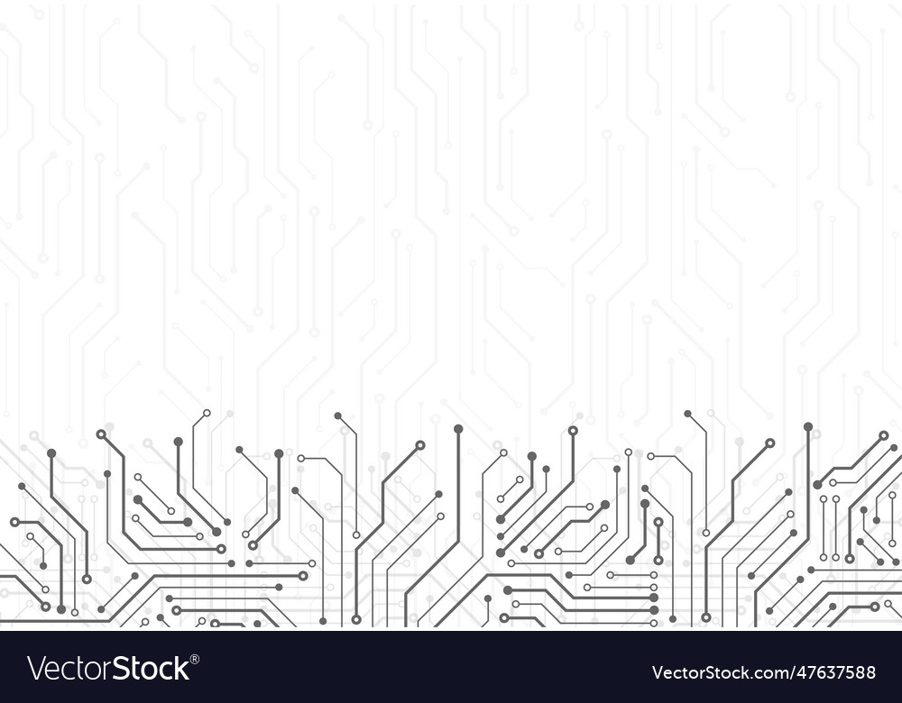 Abstract background with technology circuit board vector image Abstract background with technology circuit board