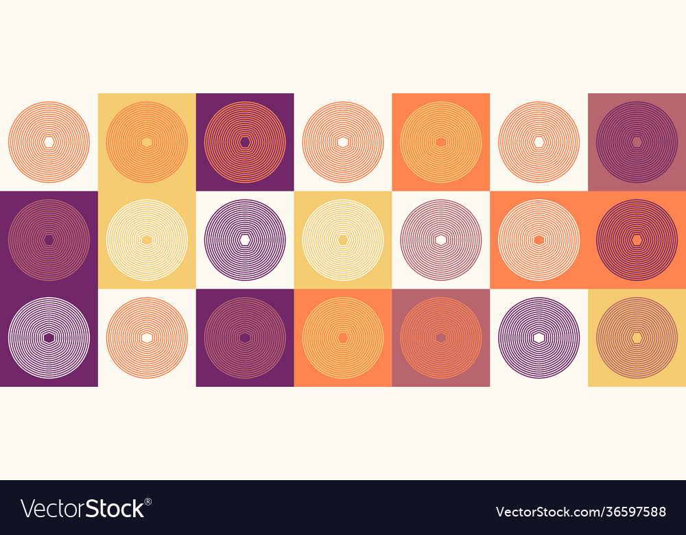 Circular abstract pattern design