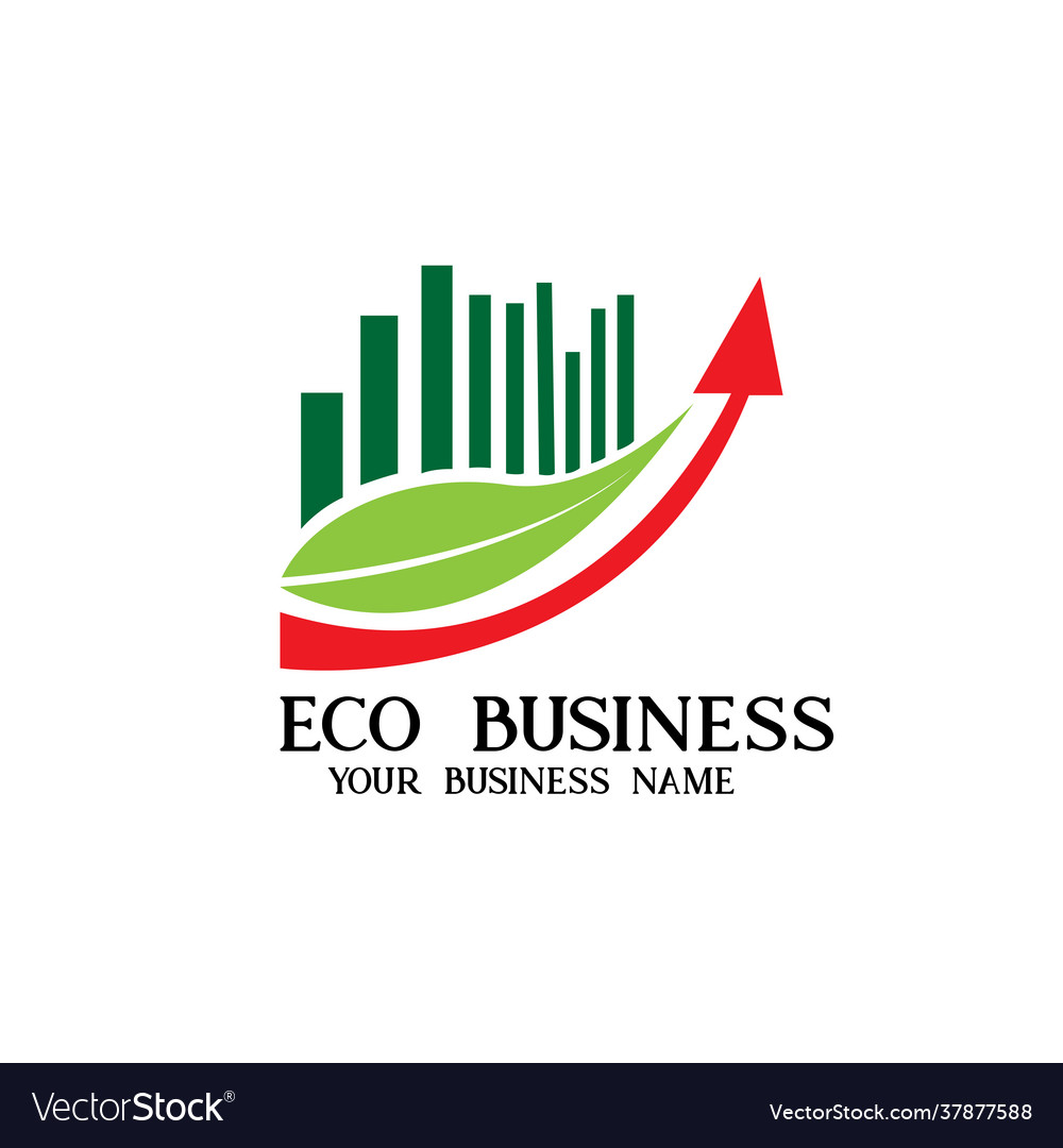 Eco business design logo