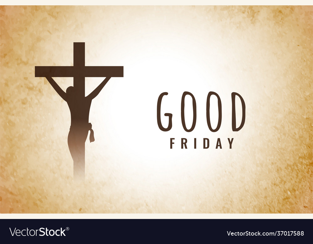 Good friday background with jesus christ Vector Image