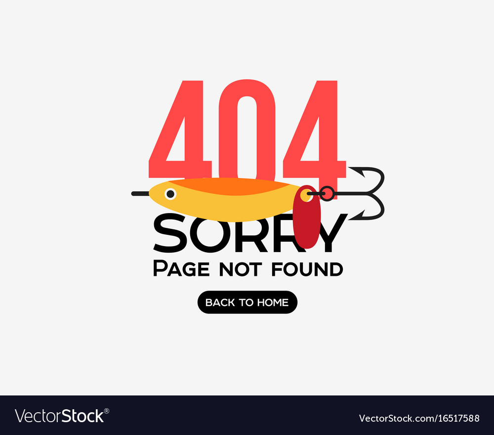 Page with a 404 error